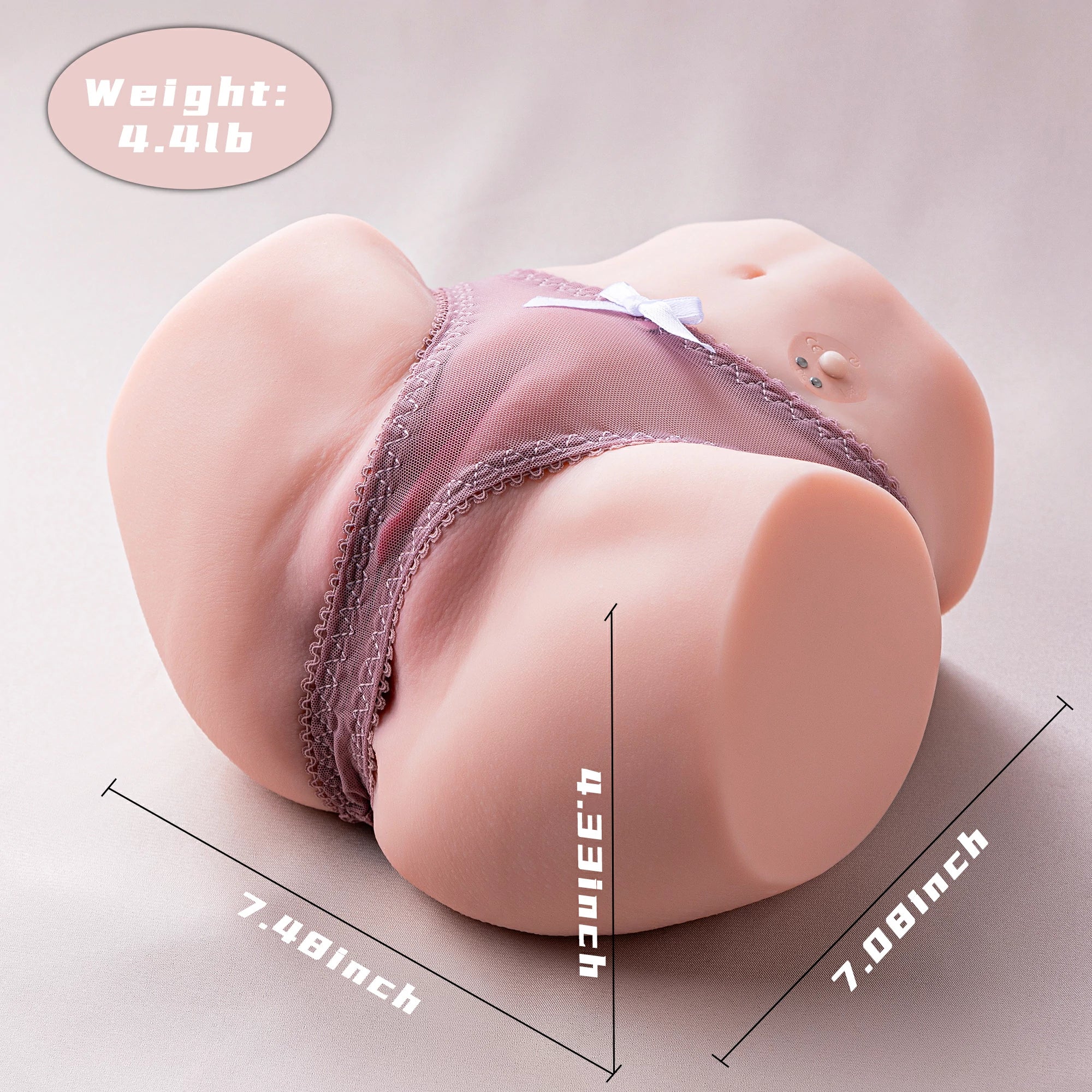 Xise Vicky Torso 4.4lb Rung 2in1 Mông Lớn Thực Tế