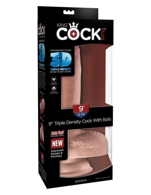 Dildo King Cock Triple Density 24cm Siêu Thật
