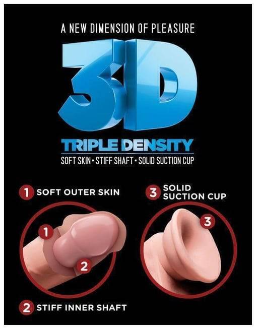 Dildo King Cock Triple Density 24cm Siêu Thật