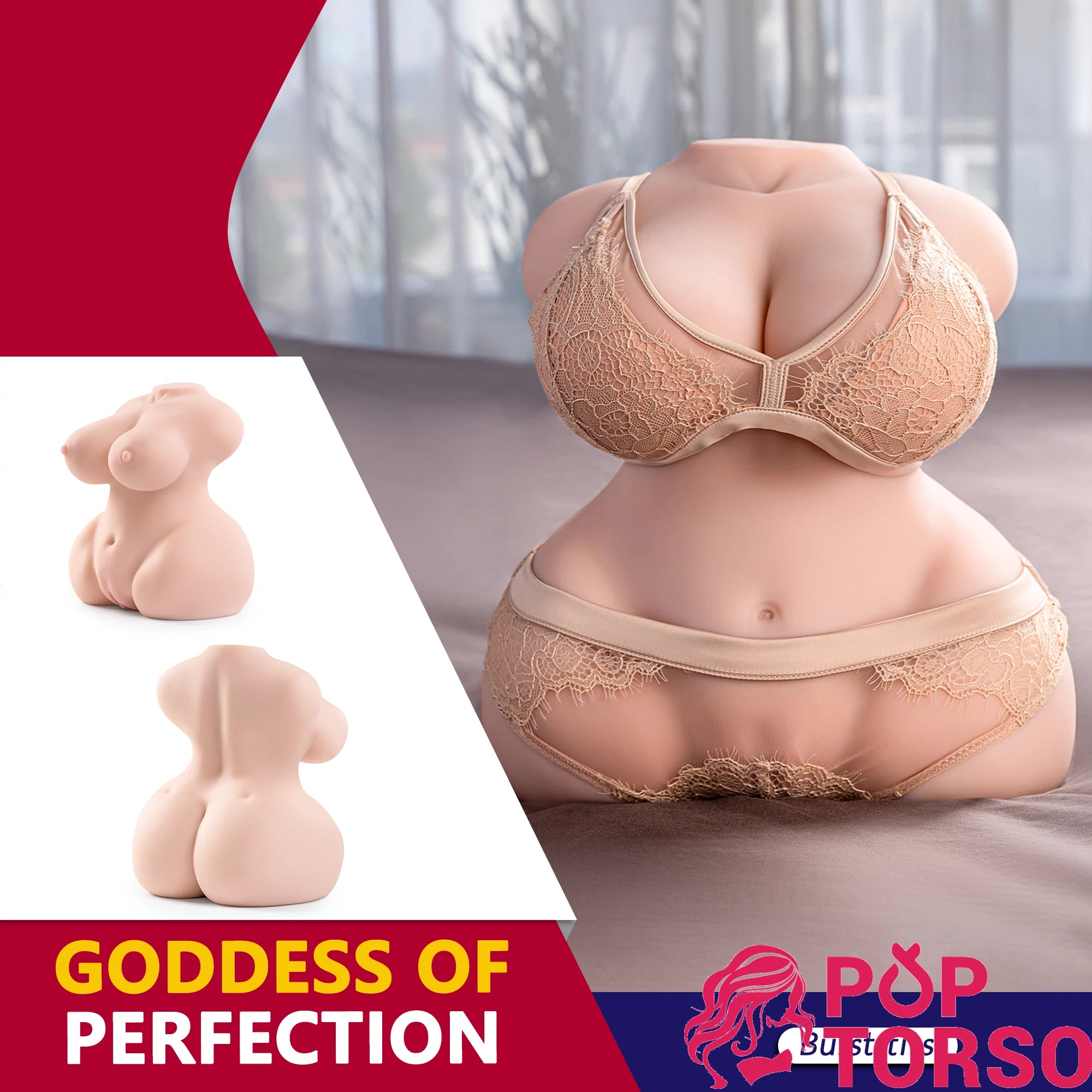 Xise Bob Torso Ngực To Mông Lớn Gel Siêu Mềm