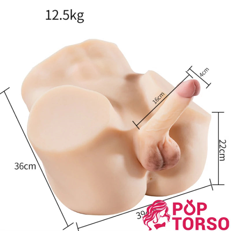 AiYuan Tim Torso 7″ TPE 12kg Nam Thật Điên Cuồng
