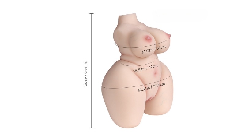 Joyotoy Rosaline BBW Torso 16LB Latina Ngực Mông Khủng