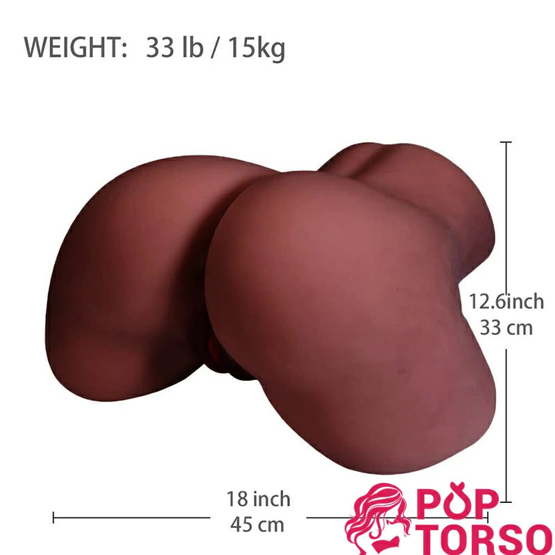 YQ Anne Torso Đen Mông To TPE 15kg Mê Mẩn