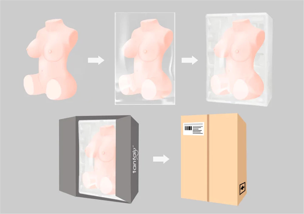 Tantaly Dita Torso 4.2kg Ass Oral Thật