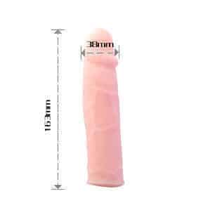 Sextoy Baile Dương Vật Giả 16.3cm Thực Tế Mềm