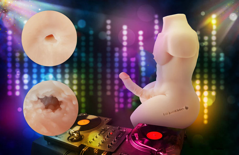 Tantaly Channing Torso Dildo Lớn 33LB Nam Siêu Thực