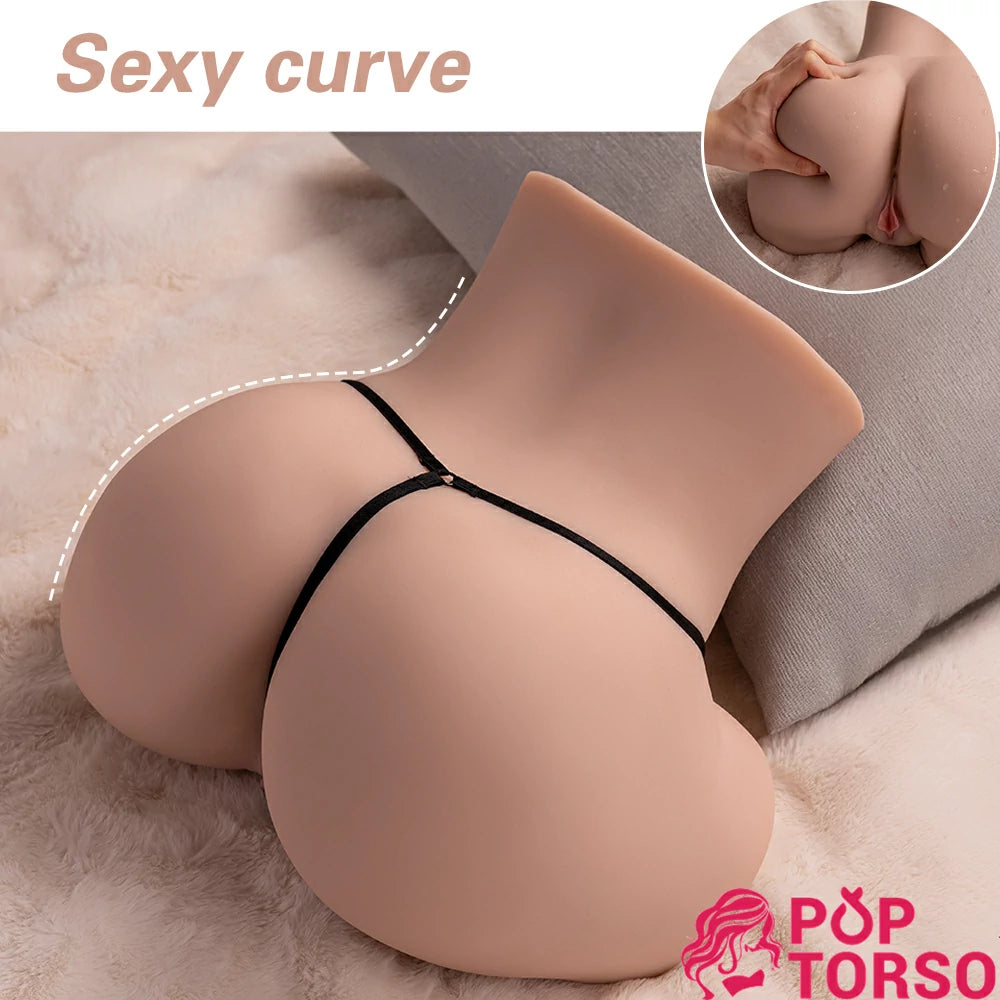 Xise Sydni mông to 7.4kg torso hút rung 3D thực tế