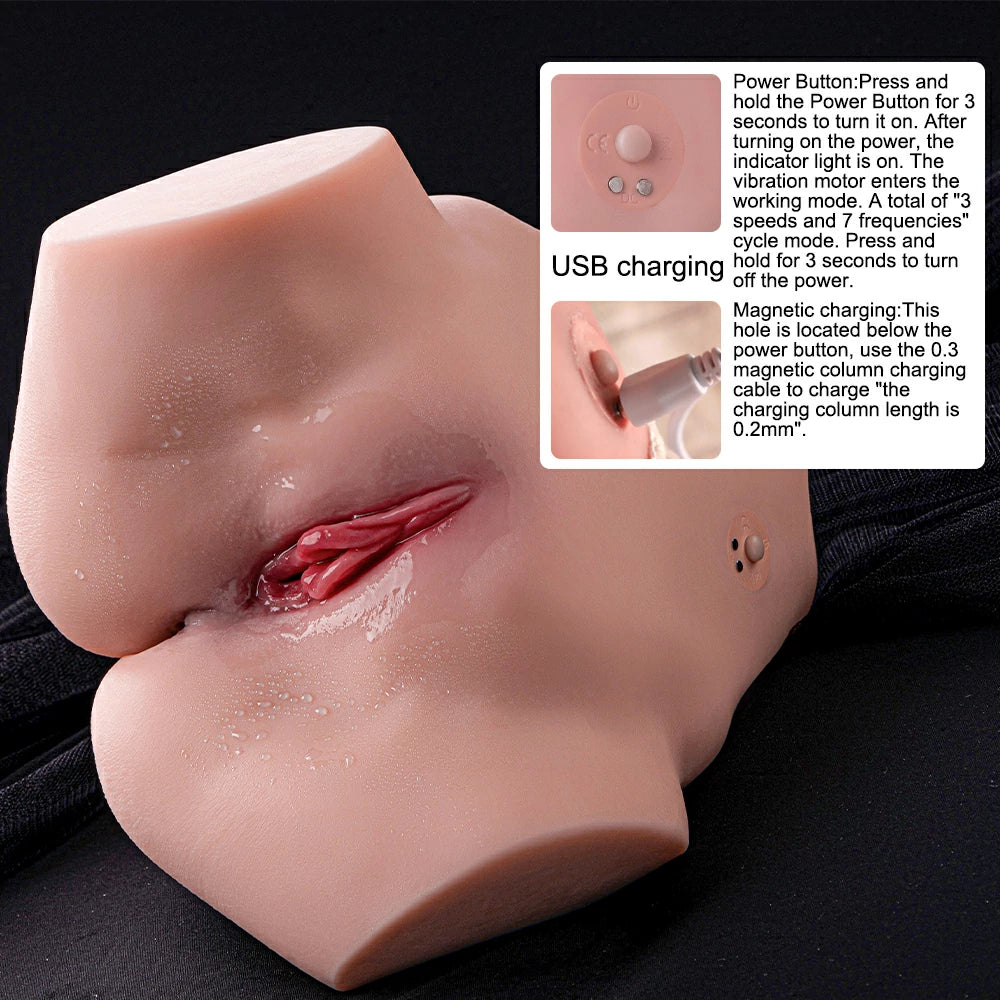 Xise Tracy Torso 2.9kg Mông Lớn – Rung Mạnh Thực Tế Đỉnh Cao