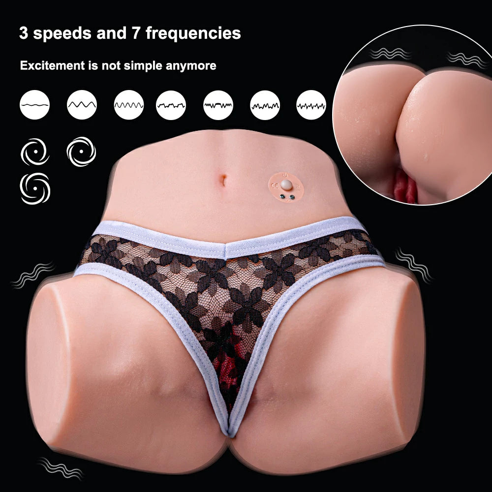 Xise Tracy Torso 2.9kg Mông Lớn – Rung Mạnh Thực Tế Đỉnh Cao