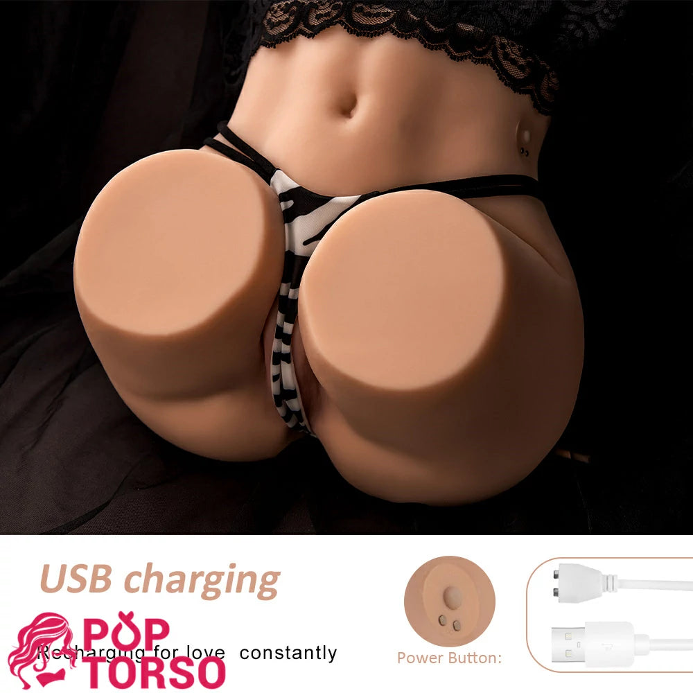 Xise Torso Mông 6kg Hút Rung Pocket Pussy Thực