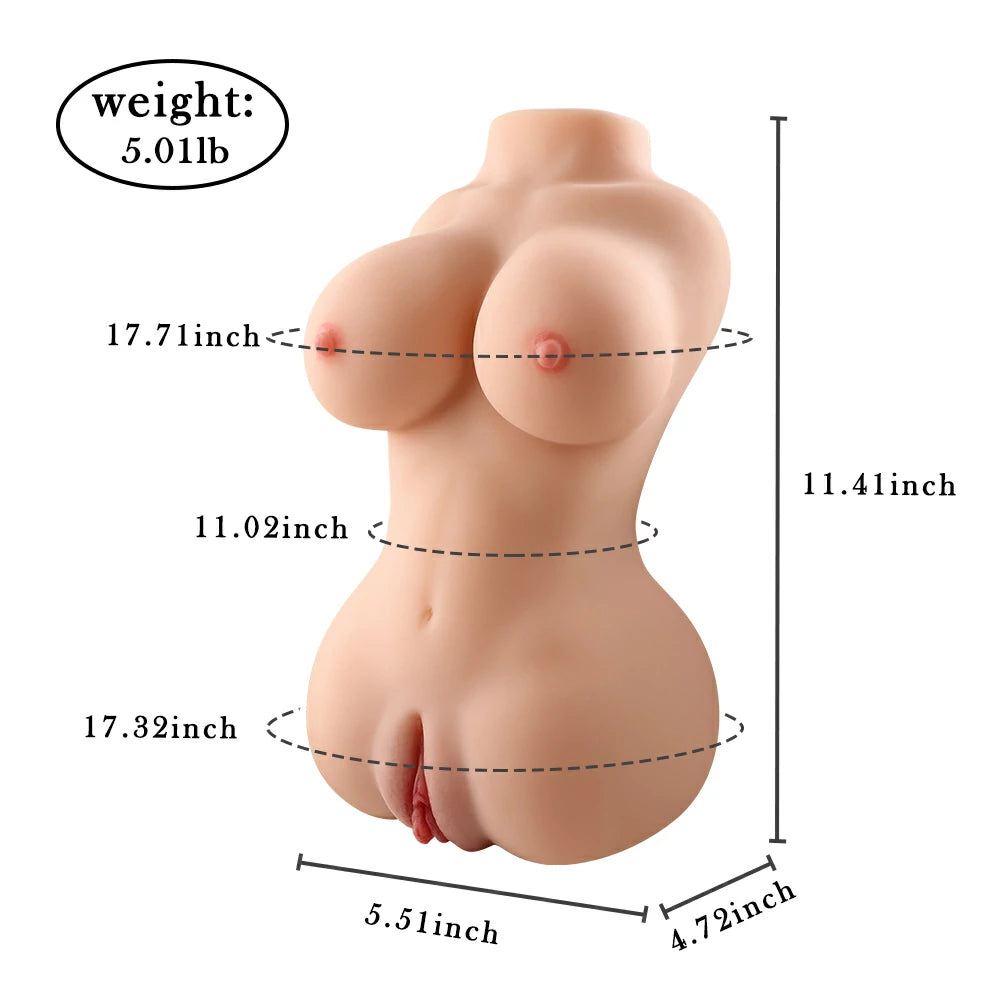 Xise Yetta Torso 2.3kg Cốc C 3D Siêu Thực Tế
