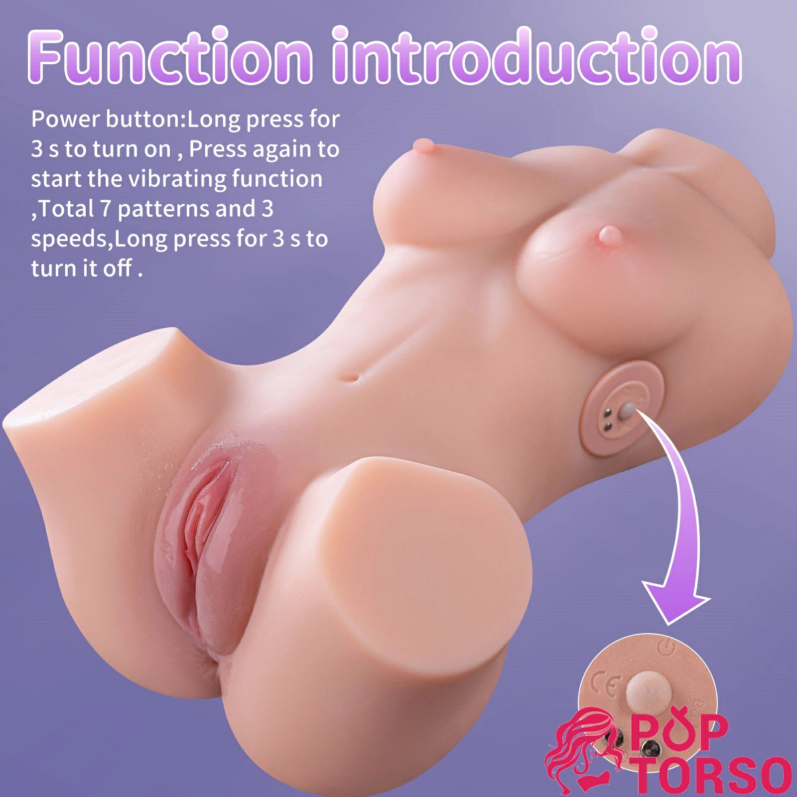Torso Xise Luciana hút rung ngực mông lớn 2.7kg