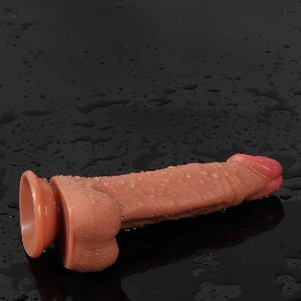 Evan 21cm cặc to masturbator cong thực tế cực phê