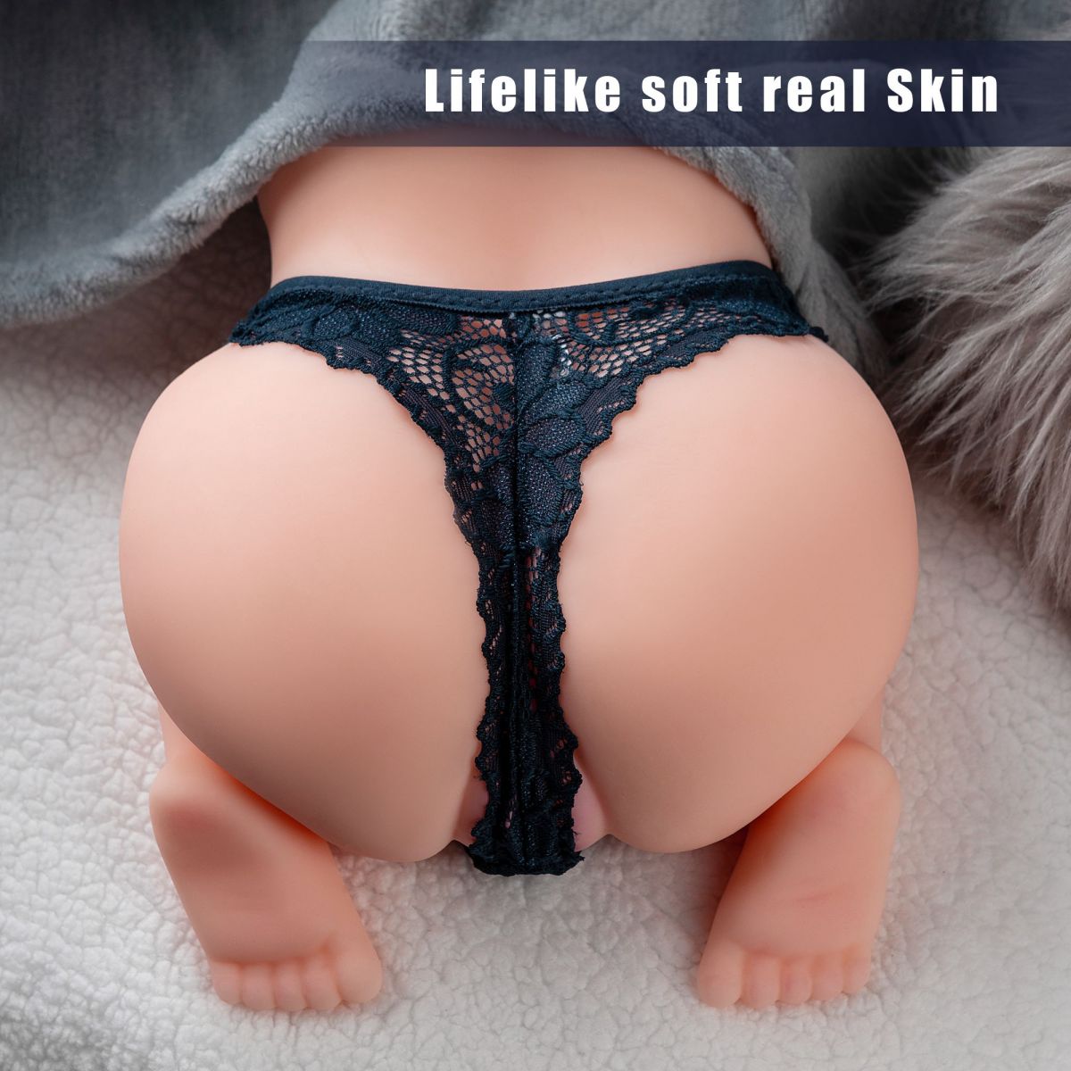 Torso Búp Bê 3D Mini Thực Tế 2.1kg Siêu Mềm