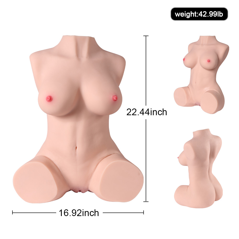 Torso Dania BBW E-Cup TPE Siêu Mềm Nặng Trịch Thực Tế