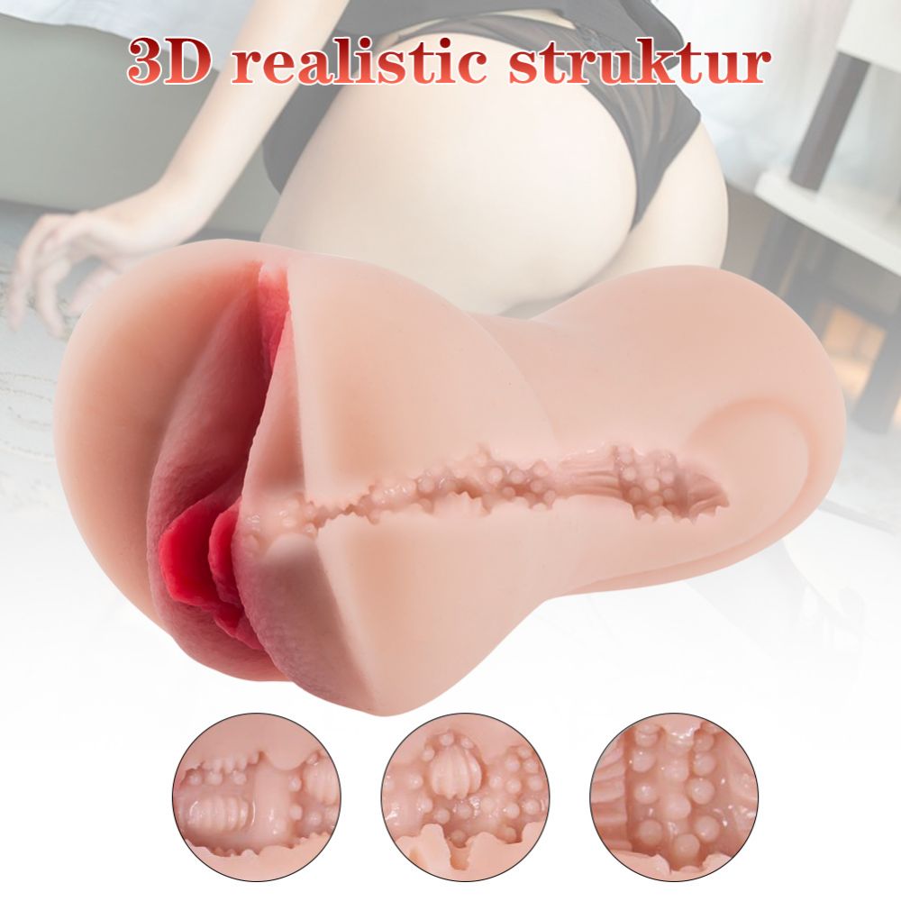 Mini Pussy TPE Mềm Siêu Thực Kênh Siết Chặt