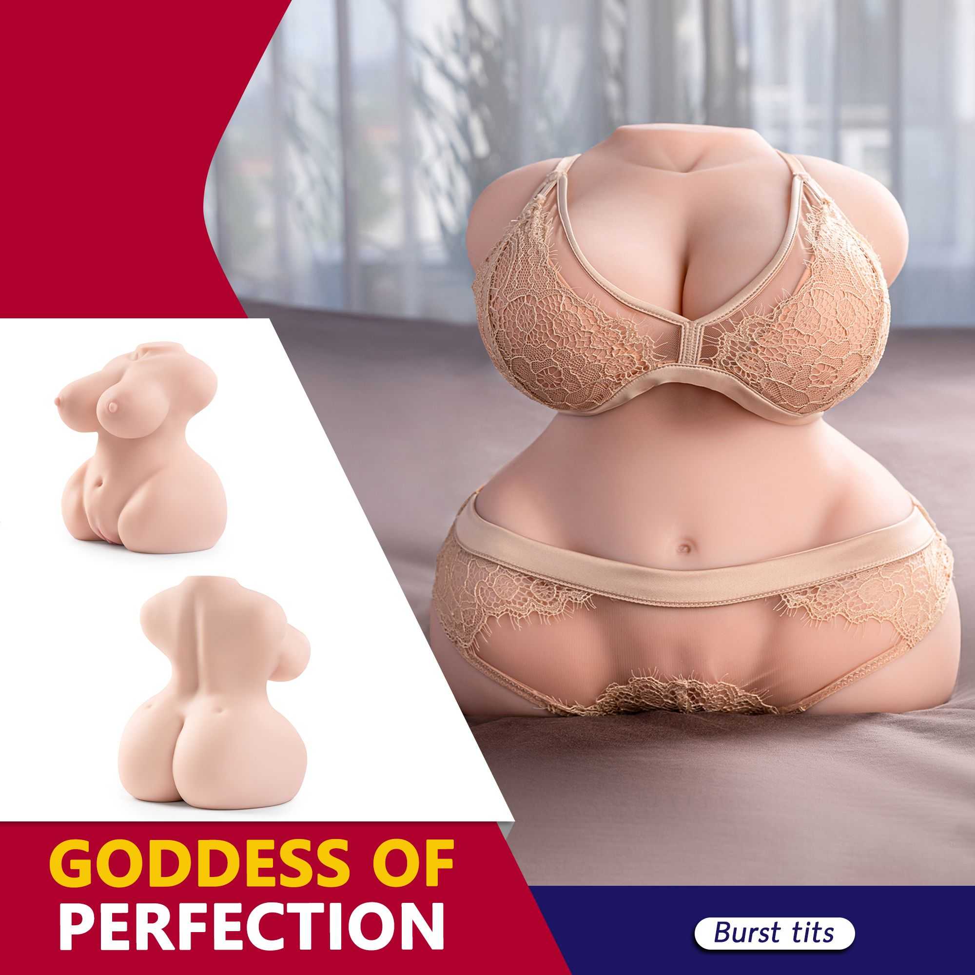 Torso doll béo 5kg ngực nảy mông bự dễ mang sướng mê