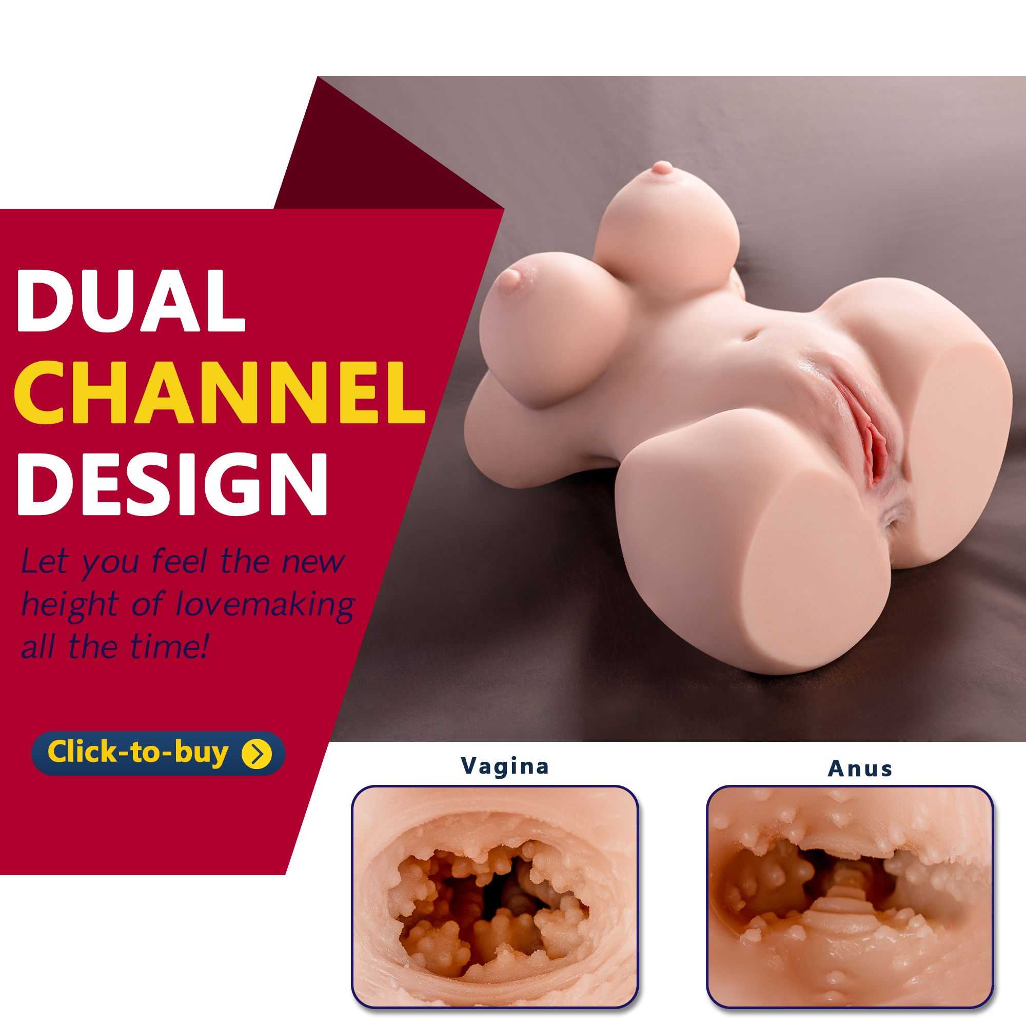 Torso doll béo 5kg ngực nảy mông bự dễ mang sướng mê