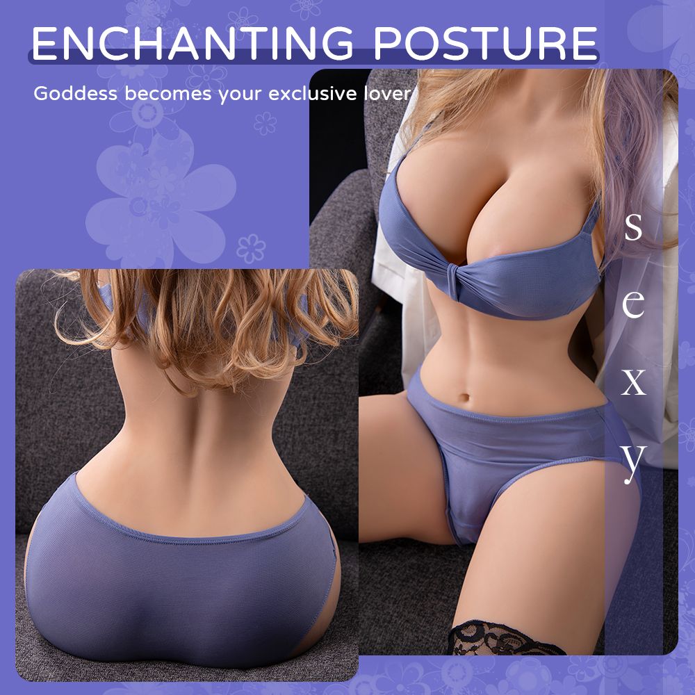 Torso Brandi BBW Ngực F TPE Siêu Thực Đầy Đặn Quyến Rũ
