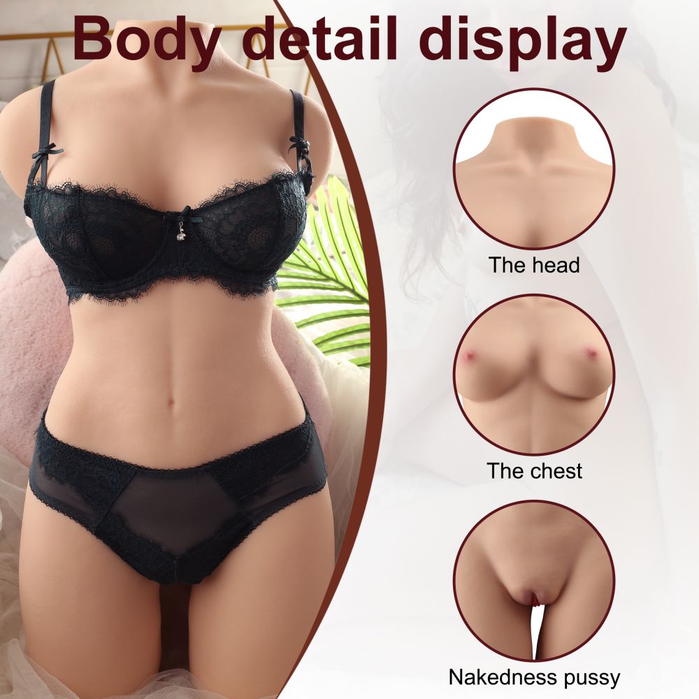 Lauren Half Torso Doll 8.4kg Ngực To Dễ Mang