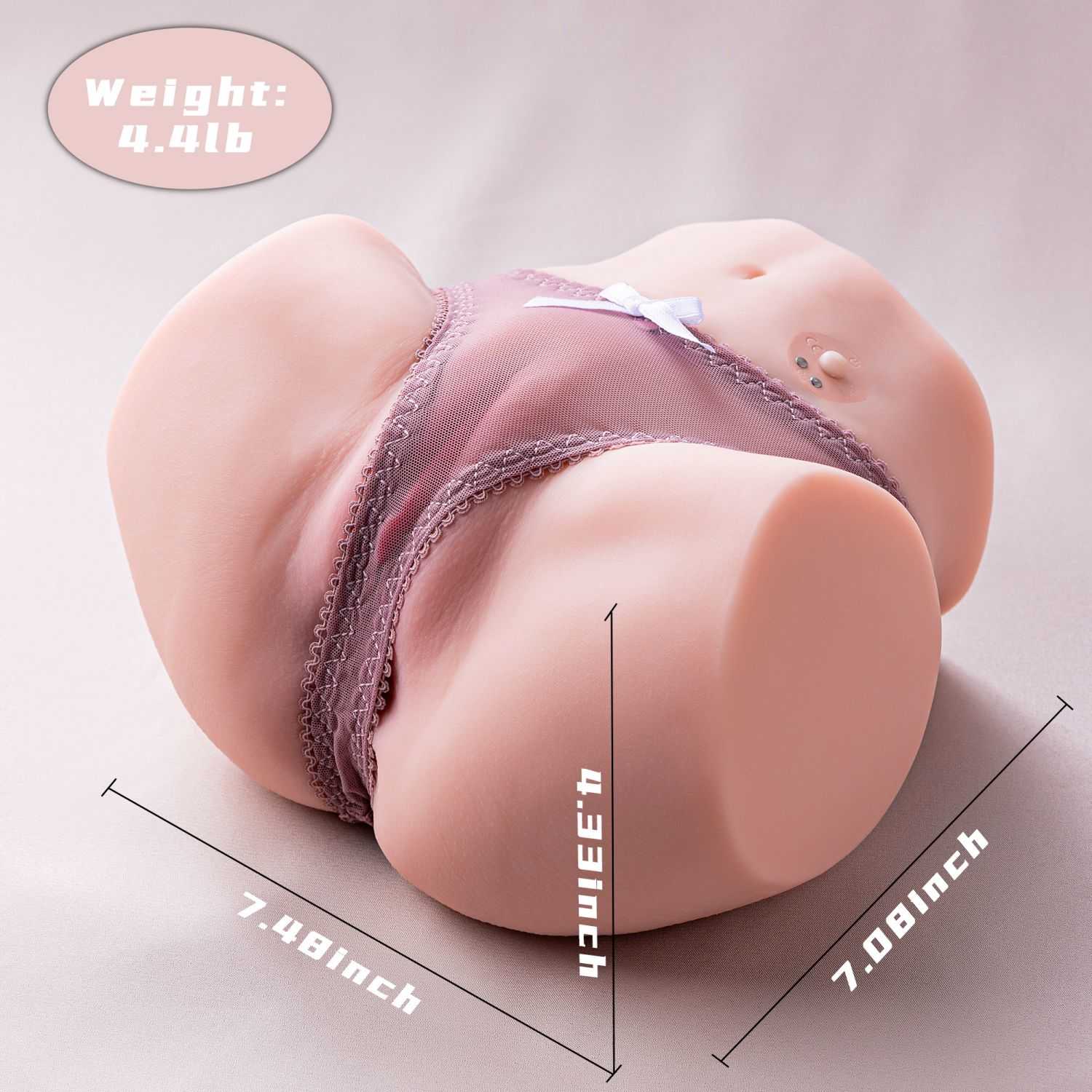 2KG Ass Rung Torso Mini Thực Tế Thỏa Đắc