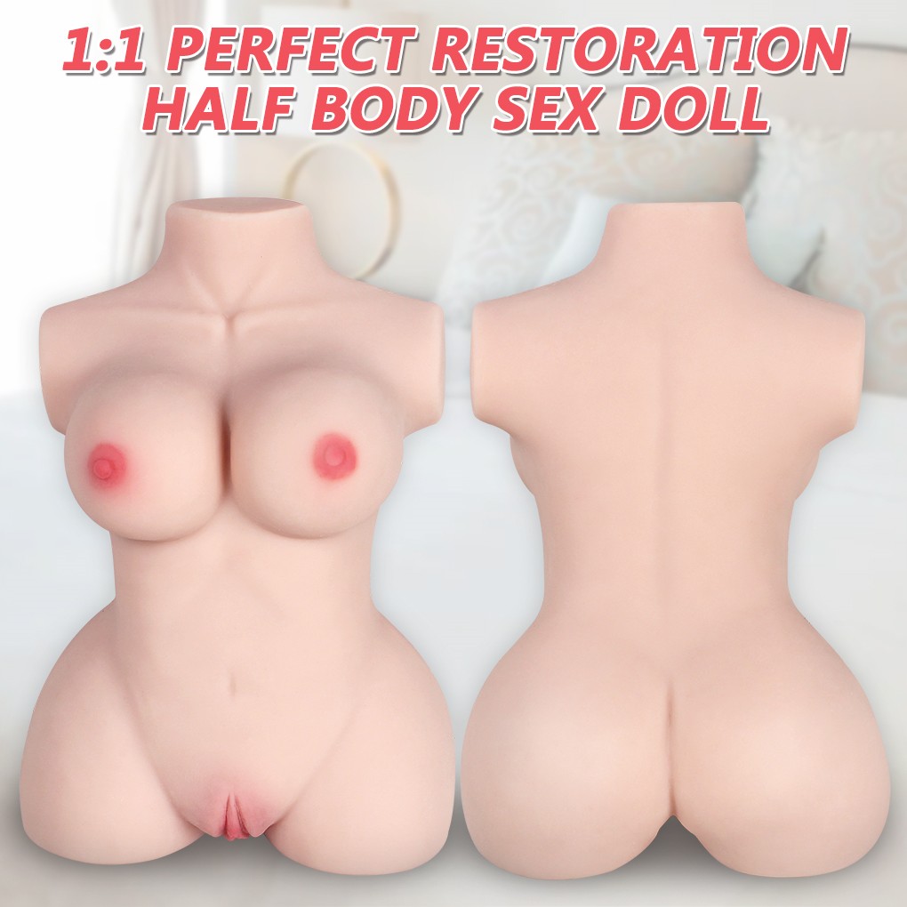 Torso búp bê tình dục 5kg ngực âm đạo hậu môn thực tế