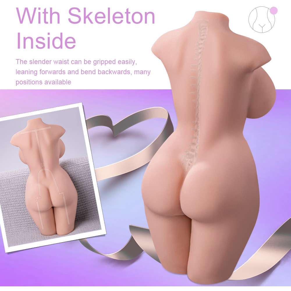 Torso Nam 15LB Mềm Mại Thực Tế Tự Sướng Hoàn Hảo