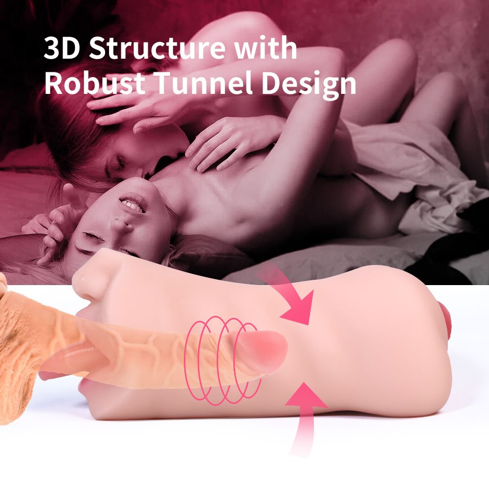 Pocket Pussy Mini Torso Dual Channel Giấu Kín Thực Tế Đỉnh