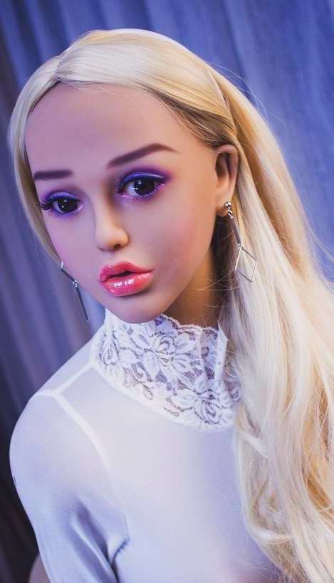 Freda Gold Hair 148cm TPE Mềm Ngực Lớn Da Nâu 