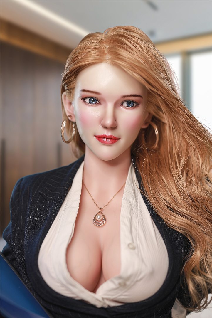 Marilyn 163cm G-Cup TPE Ngực To Vàng Kim Bone架 Linh Hoạt 