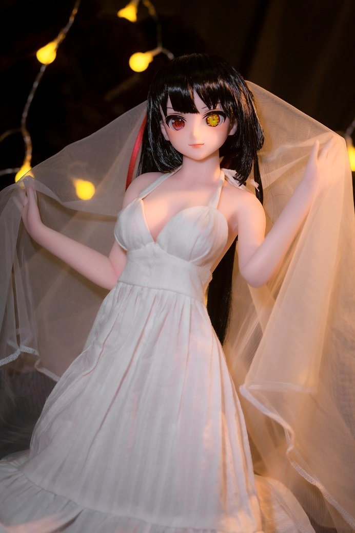 Kurumi 60cm Silicone Loli Anime Siêu Mềm 