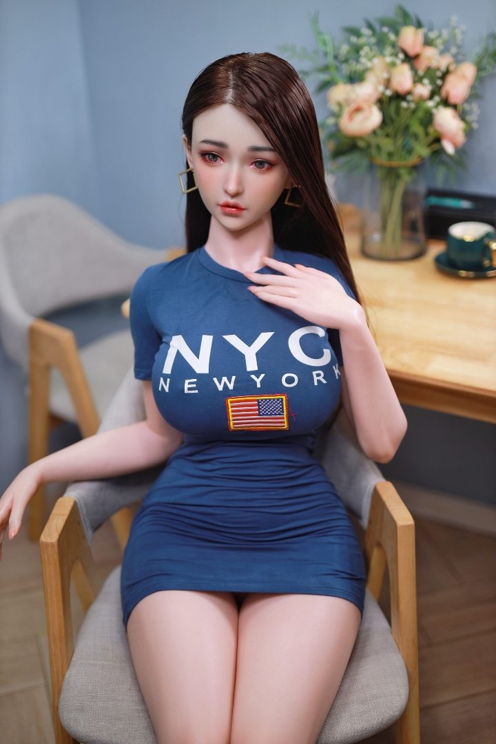 Chuang Á Đông Real Doll 157cm Ngực Lớn Siêu Mềm