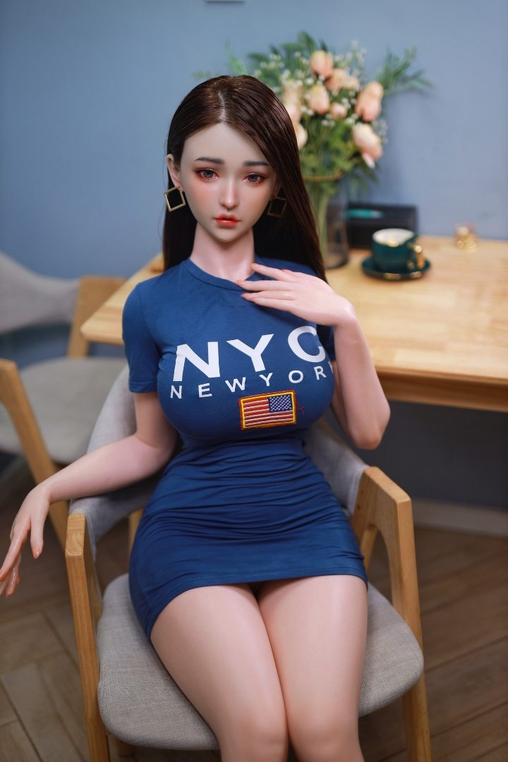Chuang Á Đông Real Doll 157cm Ngực Lớn Siêu Mềm