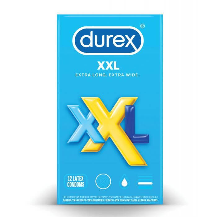 Durex XXL Bao Cao Su Dài Rộng Siêu Lớn 