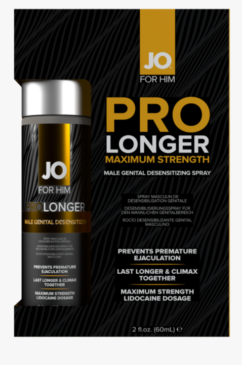 JO Prolonger Spray Lidocaine 10% Kéo Dài Siêu Mạnh FDA 