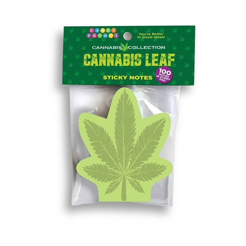 Cannabis Leaf Sticky Notes 100 Miếng Vui 