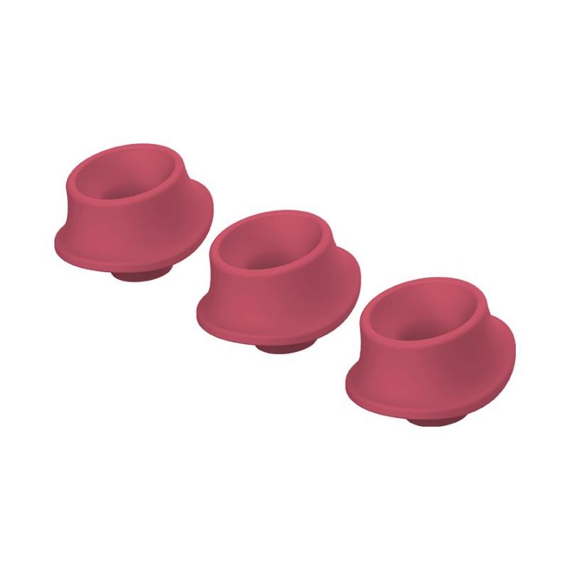 Womanizer Đầu Silicon Lớn 3pcs Đỏ Sang Hot Trend