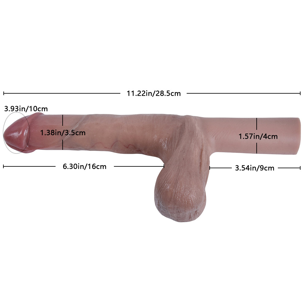 Dildo Shemale Yeloly Silicone 28.5cm Thực Tế Hấp Dẫn