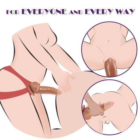 Dildo Chubby Béo 5cm Ngắn Dày Dễ Chèn