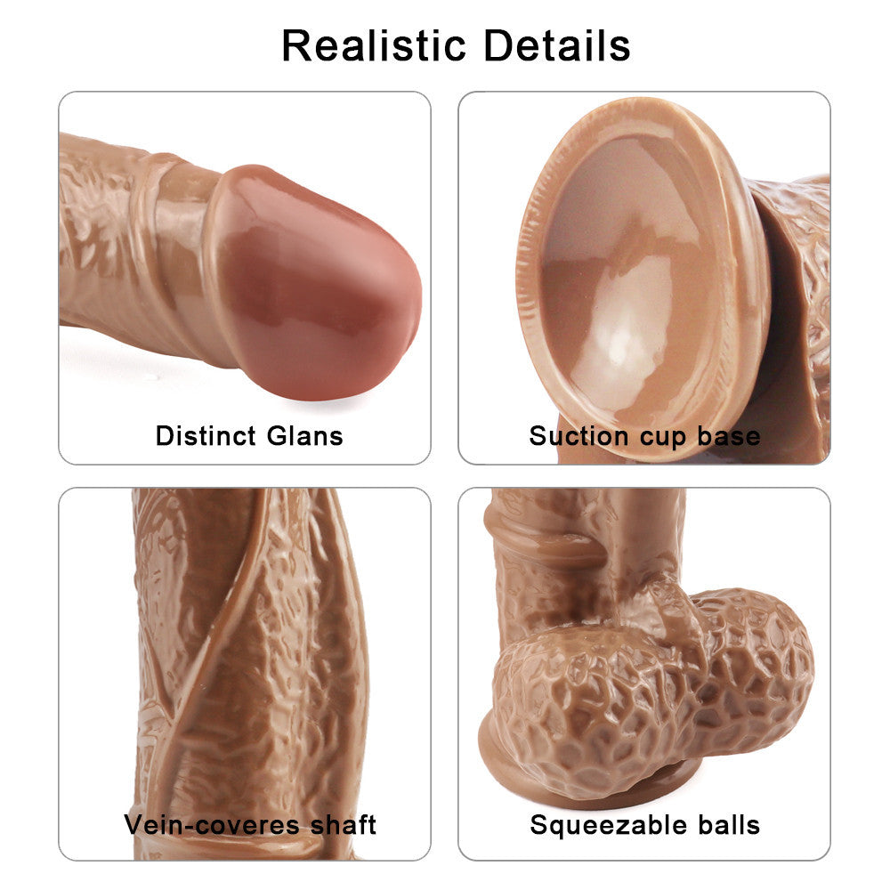 Massive Dildo Realistic 28cm Khổng Lồ Thật Tự Nhiên