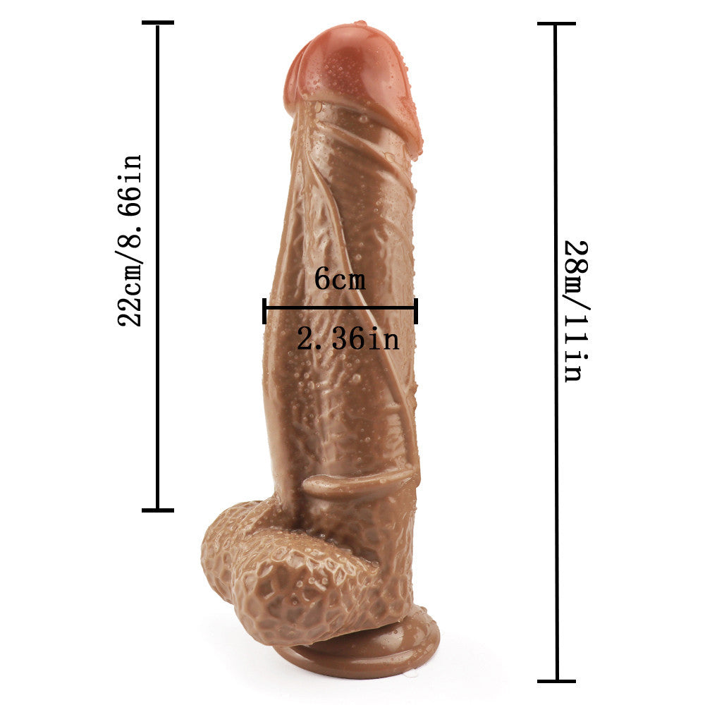 Massive Dildo Realistic 28cm Khổng Lồ Thật Tự Nhiên
