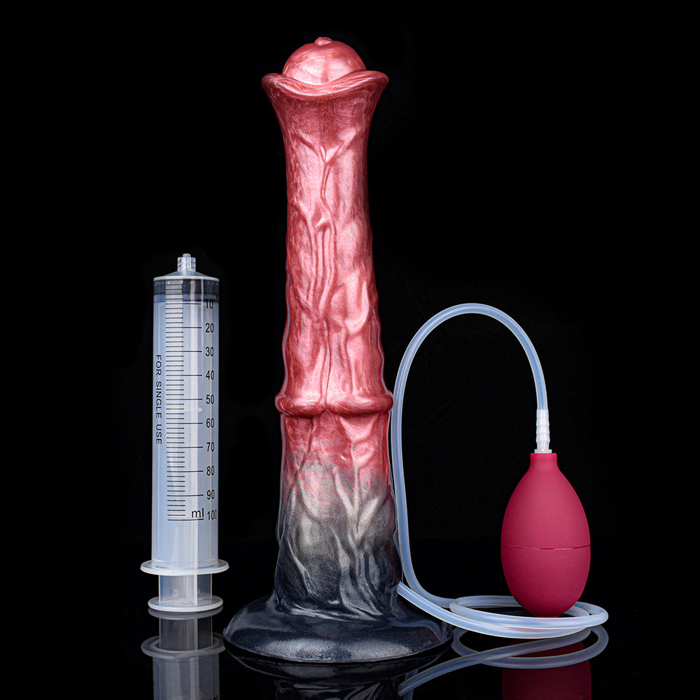 Yang Ngựa Fantasy 28cm Silicone Xuất Tinh Mê Ou