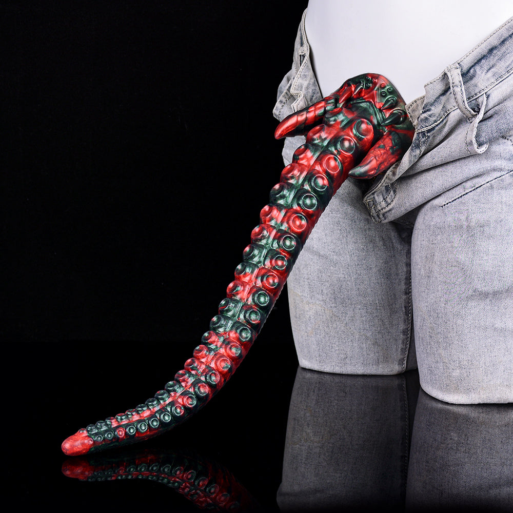 Tentacle Quỷ Đỏ 43cm Gai Silicone Dài Thú Vị