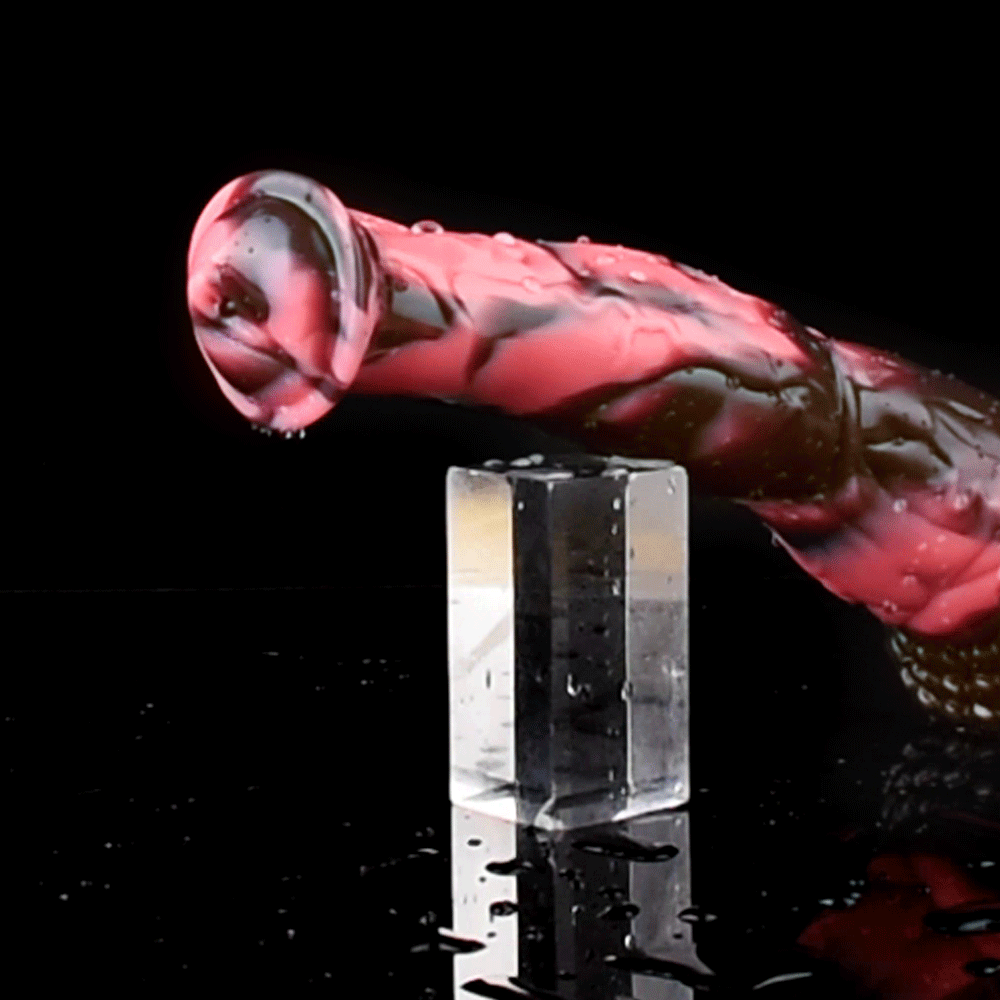 Dildo Ngựa 28cm Phun Thủy Hồng Đen Lớn Fantasy Hấp Dẫn Cực Đỉnh