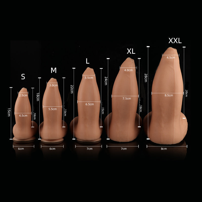 Dildo Voi Cone Foreskin Lớn Đầy Đặn