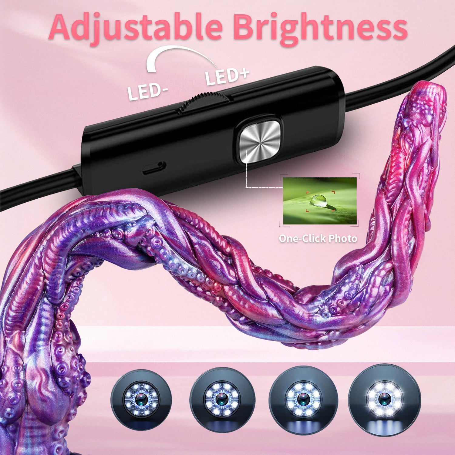 Monster plug xúc tu APP camera HD nội soi kích thích