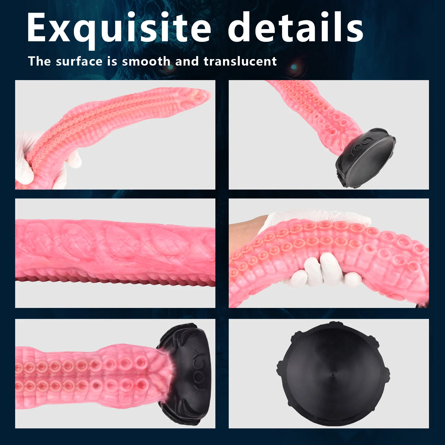 Tentacle Dildo Hồng Khổng Lồ 25 Inch, Siêu Dài Đam Mê!