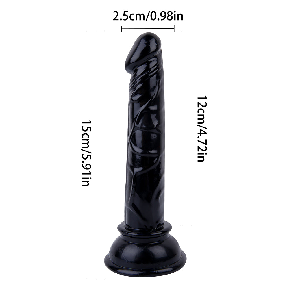 Beginner Strap On 5 Inch Dildo Nhỏ Dễ Dùng Mới