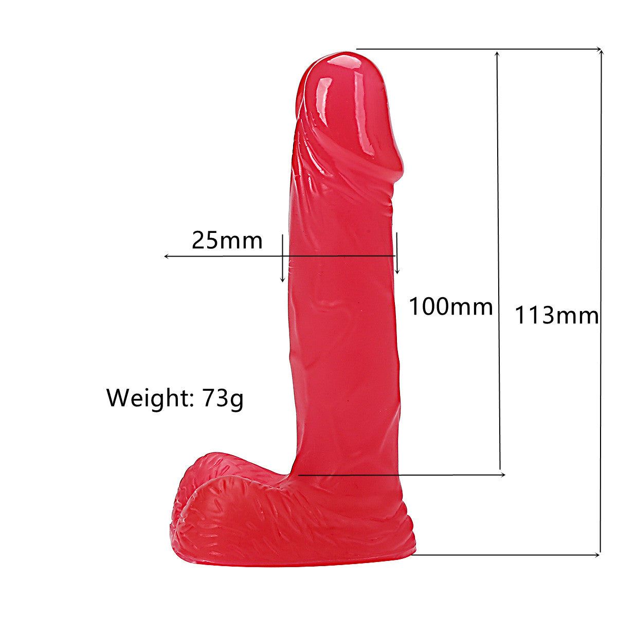 Dildo Beginner 10cm Đỏ Giá Rẻ Sướng Người Mới