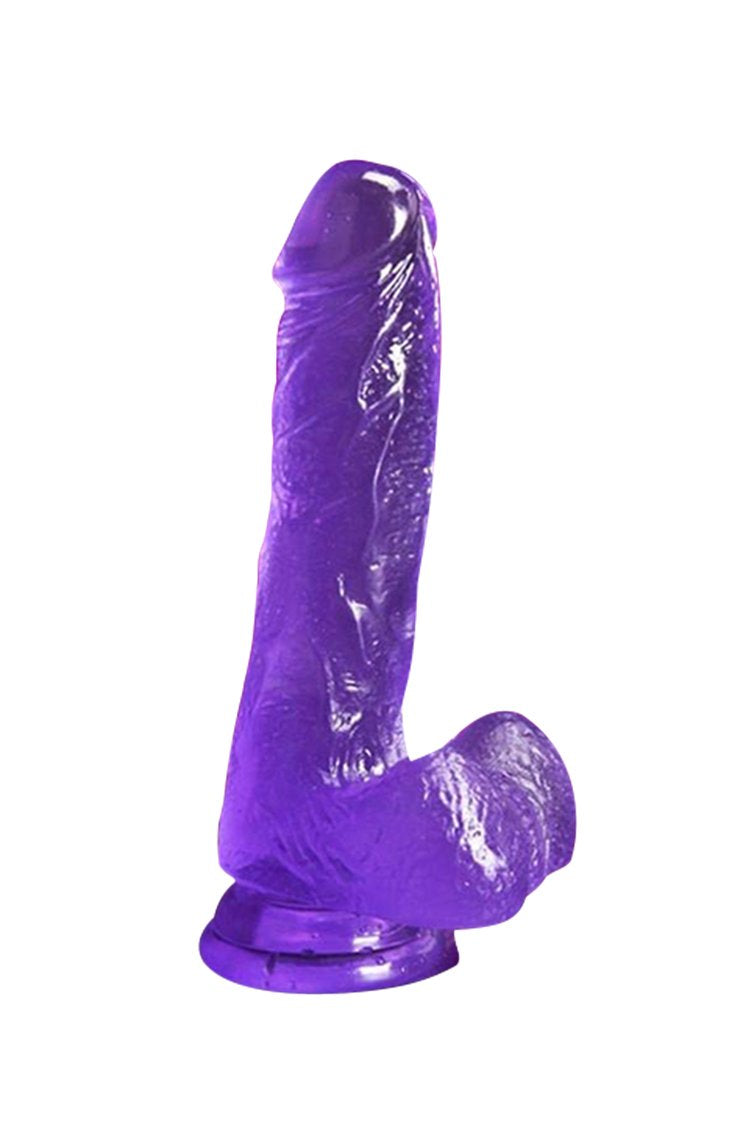 Soft Jelly Dildo Hồng Beginner Mềm Thực Tế Dễ Dùng Siêu Vui